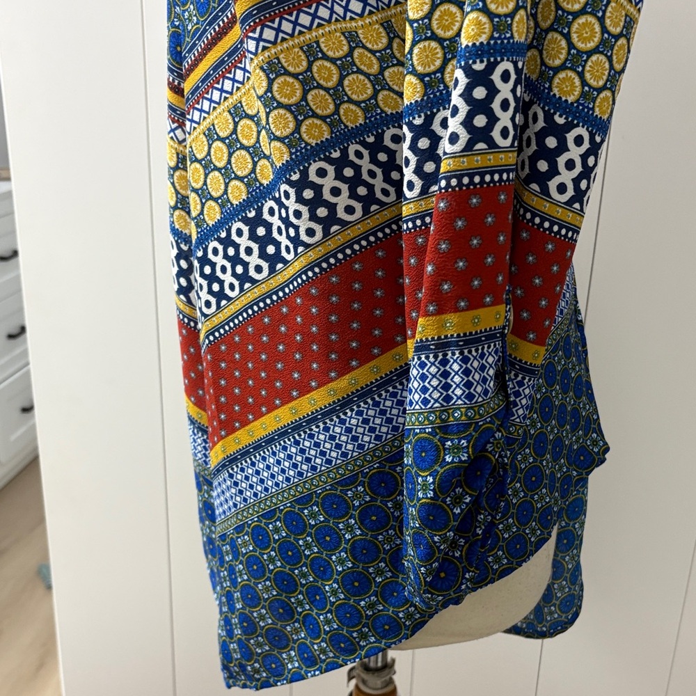 Ruby Rd. Multicolor Geometric Blouse - Picture 5 of 8